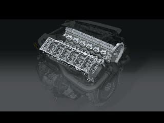 Audi V12 TDI engine - główka cylindra
