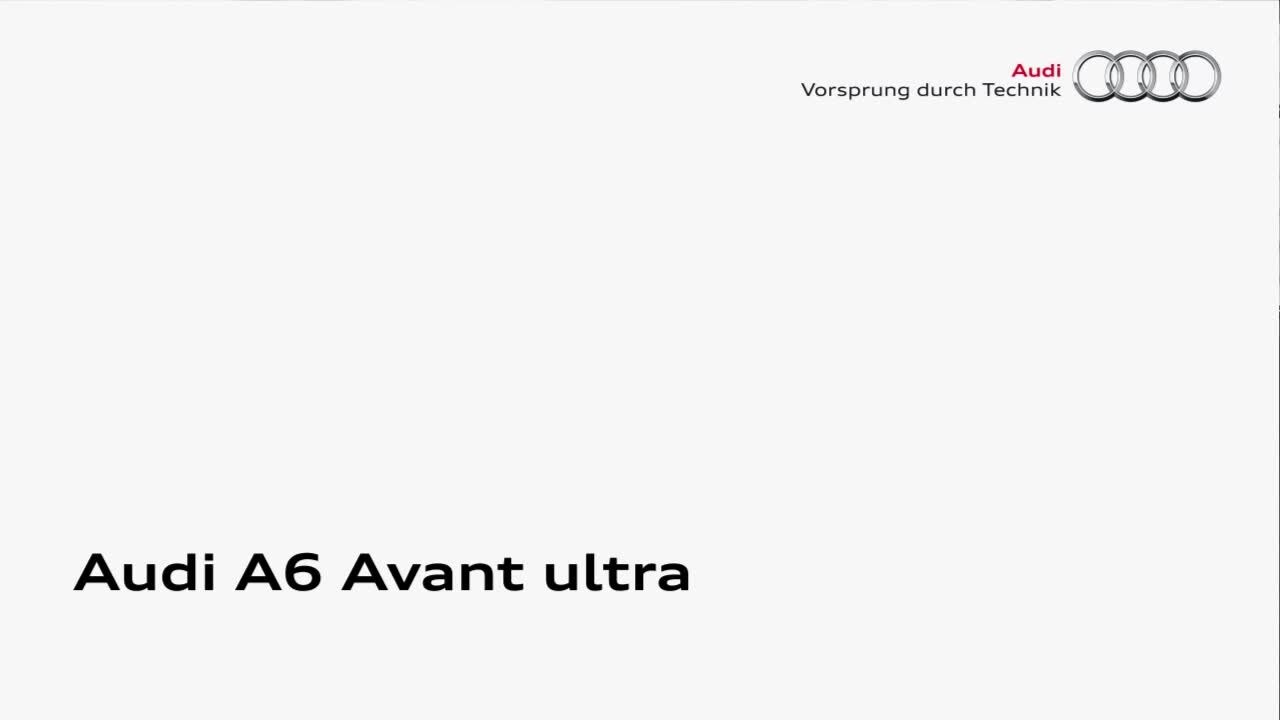Audi A6 napęd - animacja