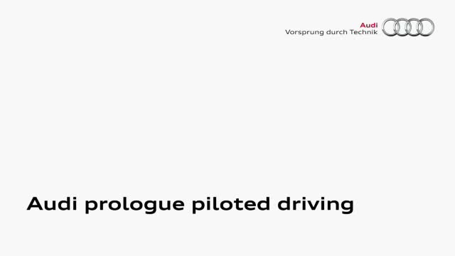 Audi prologue piloted driving - animacja