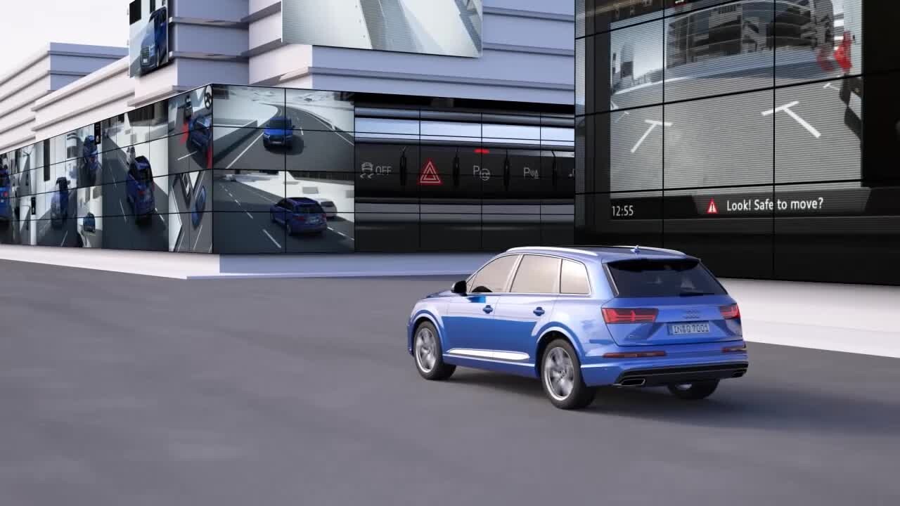 Audi Q7 - systemy wspomagające 9 - język angielski