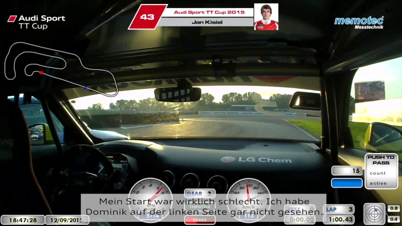 Audi Sport TT Cup 2015, Oschers­le­ben - 1.