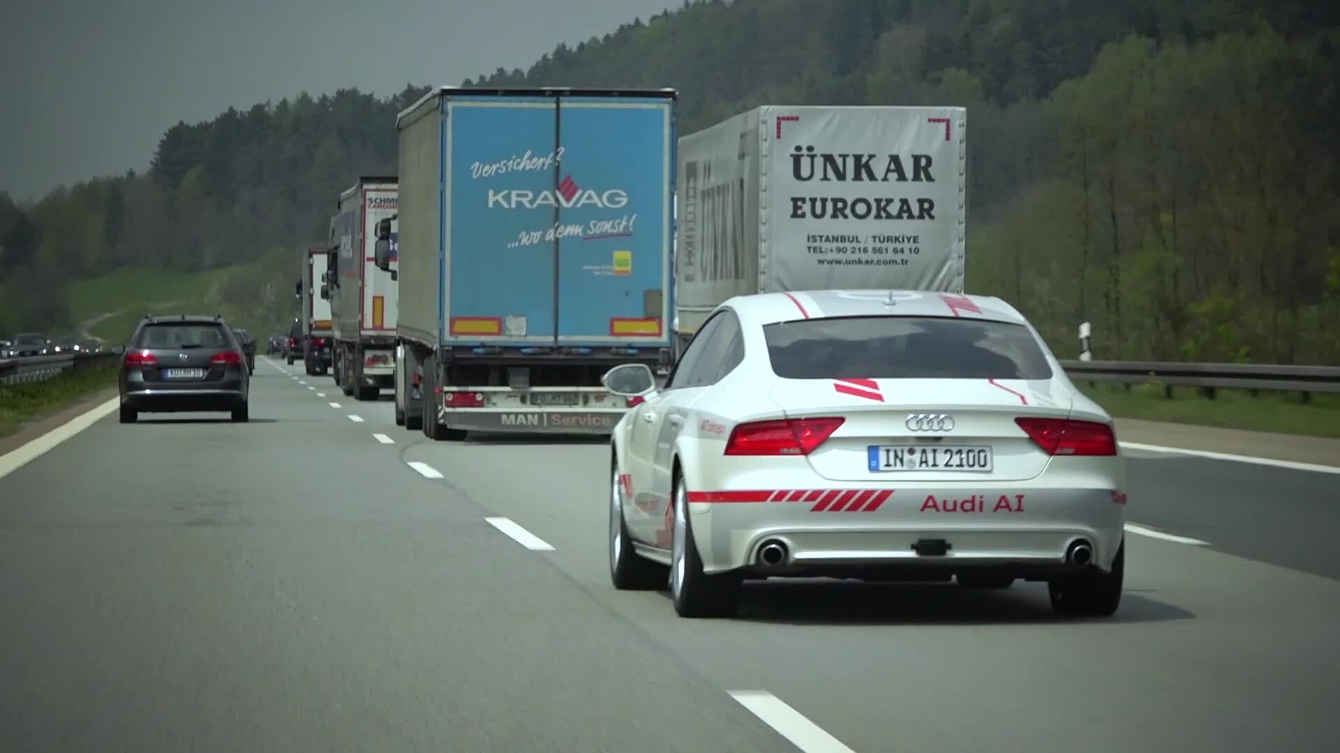 Audi A7 piloted driving concept