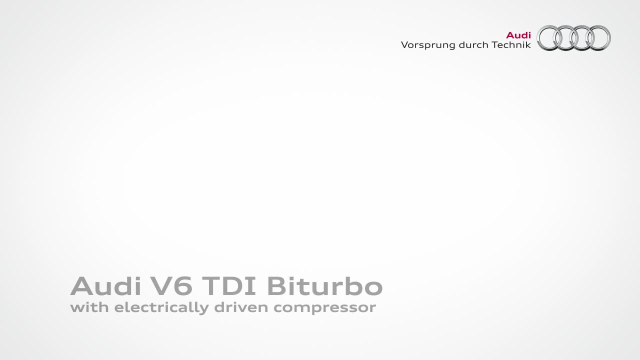 Audi V6 TDI biturbo z elektrycznie napędzaną sprężarką