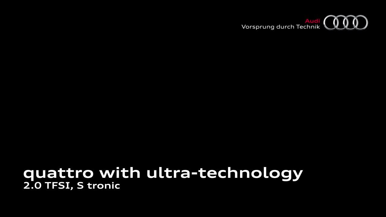 Napęd na cztery koła quattro z techniką ultra – animacja