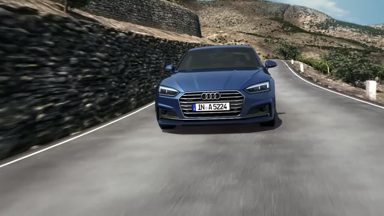 Audi A5 Coupé &#8211; animacja, podwozie z systemem adaptacyjnej amortyzacji