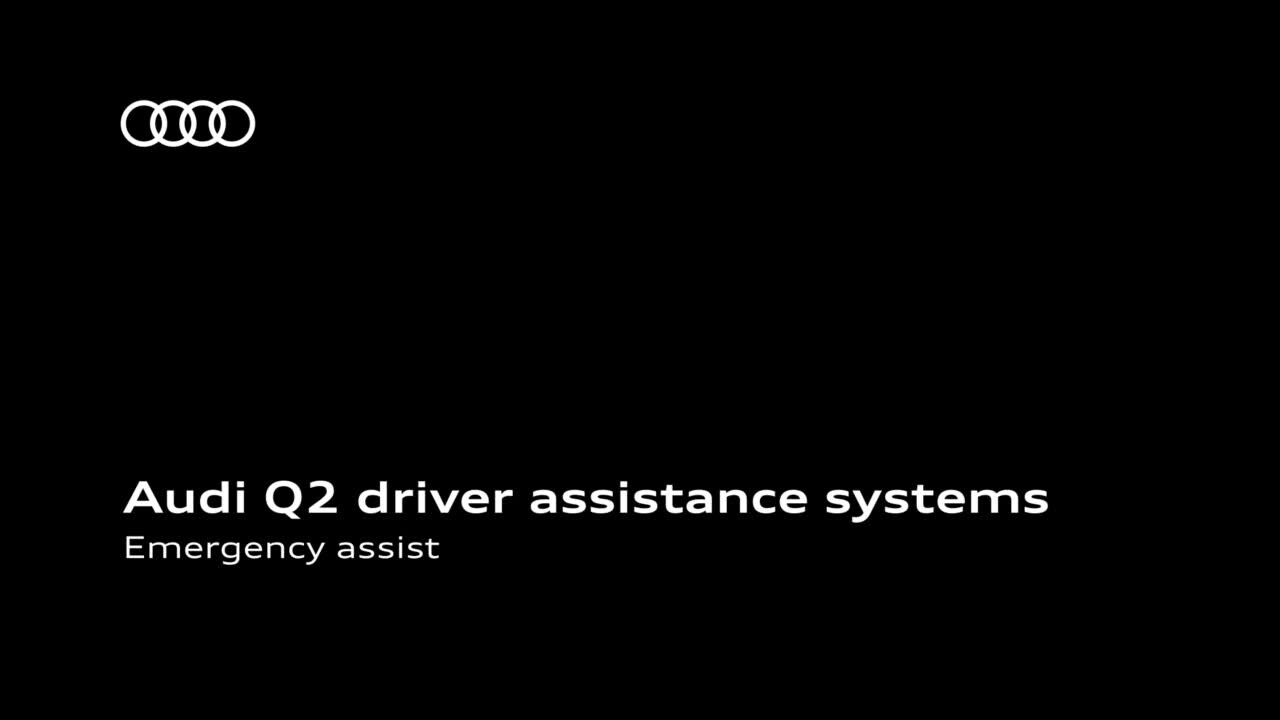 Audi Q2 – animacja, asystent nagłych wypadków