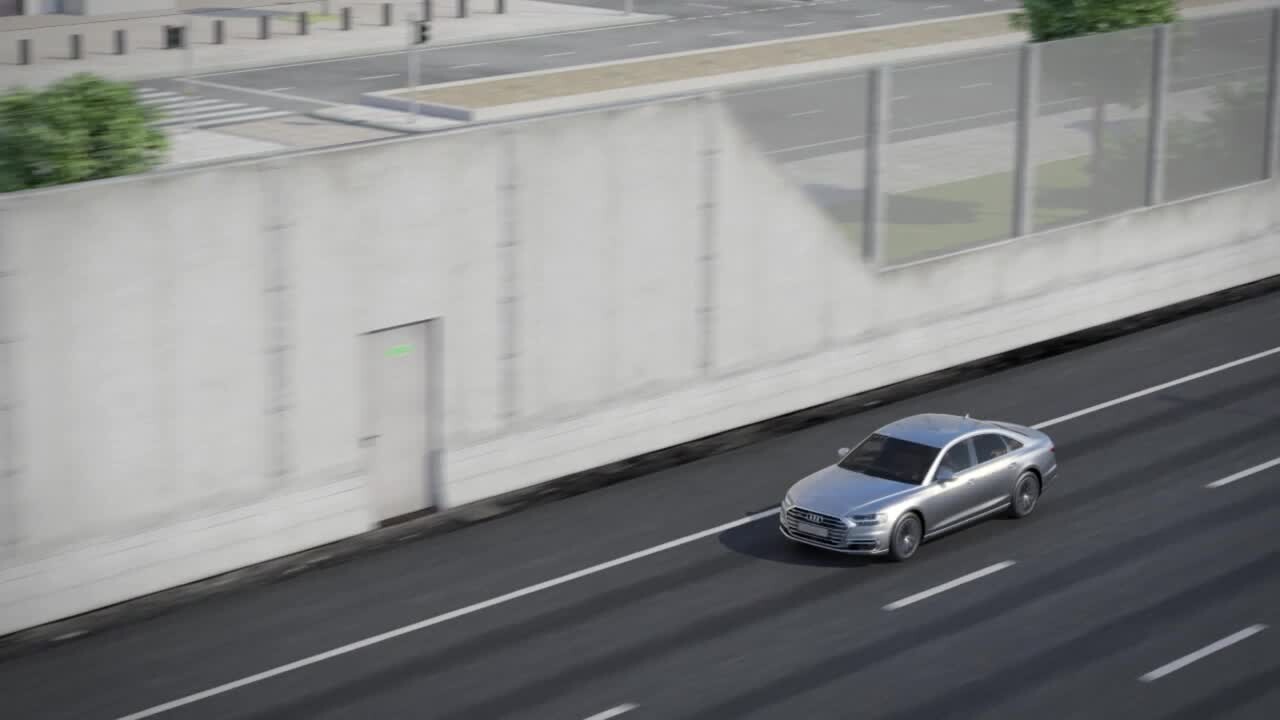 Audi A8 - dynamiczny system skrętu wszystkich kół