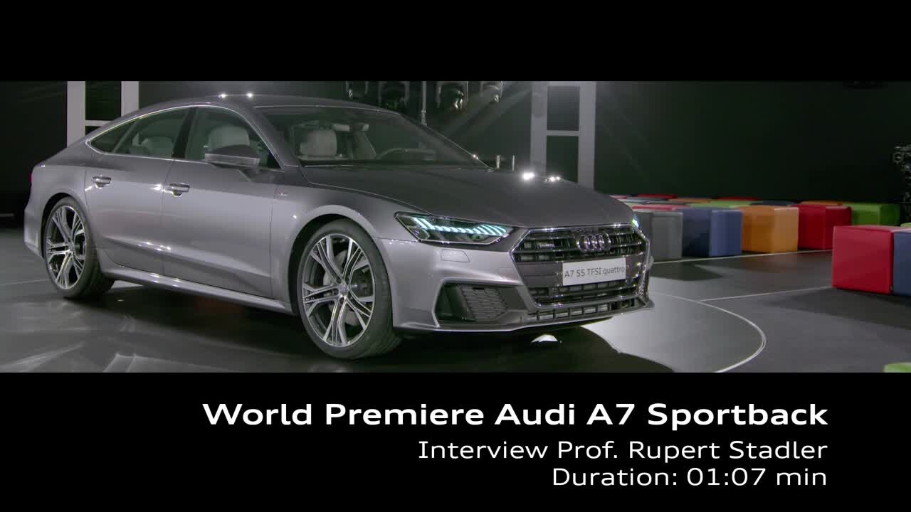 Światowa premiera Audi A7 Sportback - wywiady