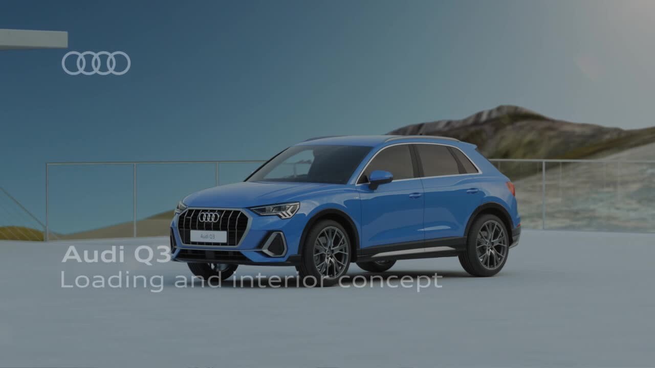 Audi Q3 loading and interior concept