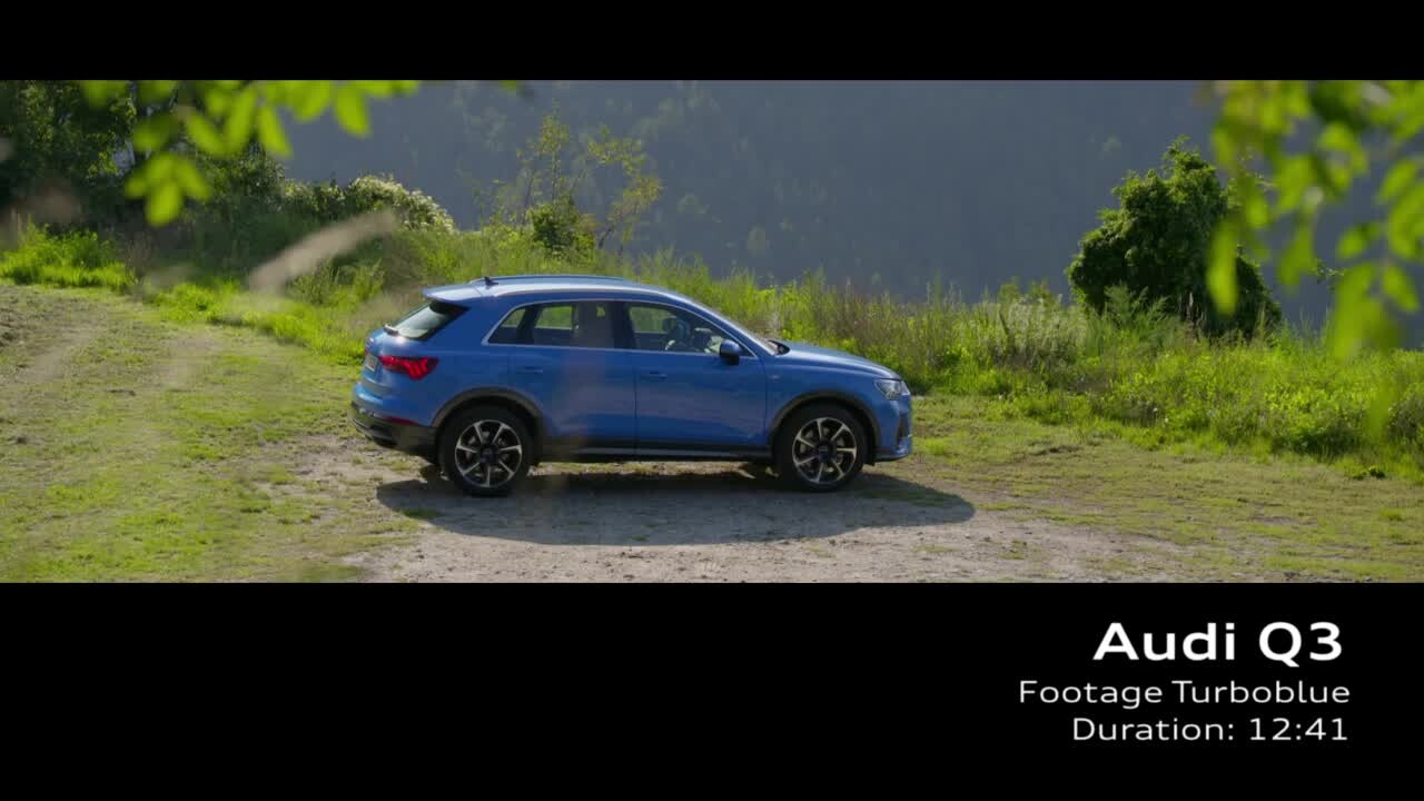 Audi Q3 Footage Tur­boblau