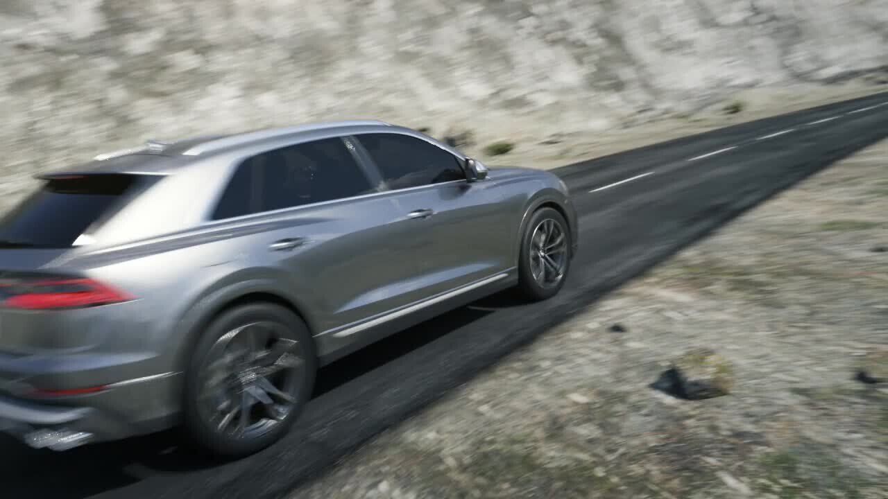 Audi SQ8 MHEV with electric powered compressor (EPC) (Animation)