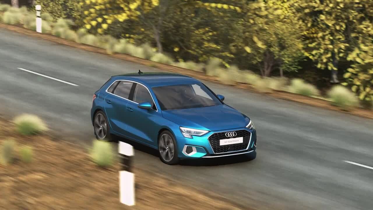 Audi A3 Sportback &#8211; 48V mild hybrid system (Animation)