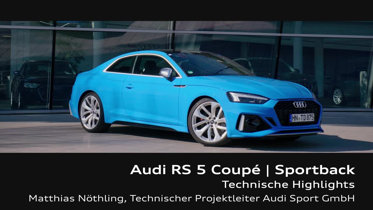 Audi RS 5 - technical highlights (Footage)