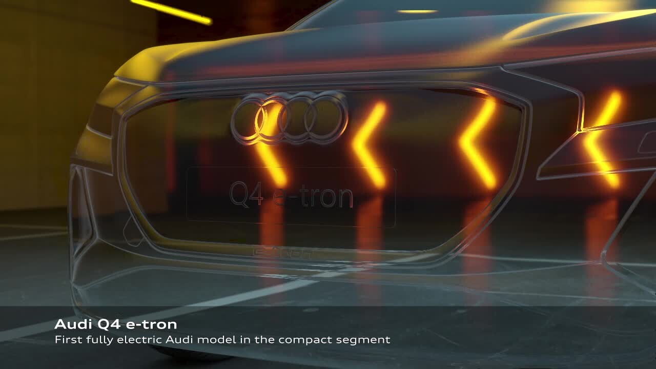 Animation: Audi Q4 e-tron - Interior and package