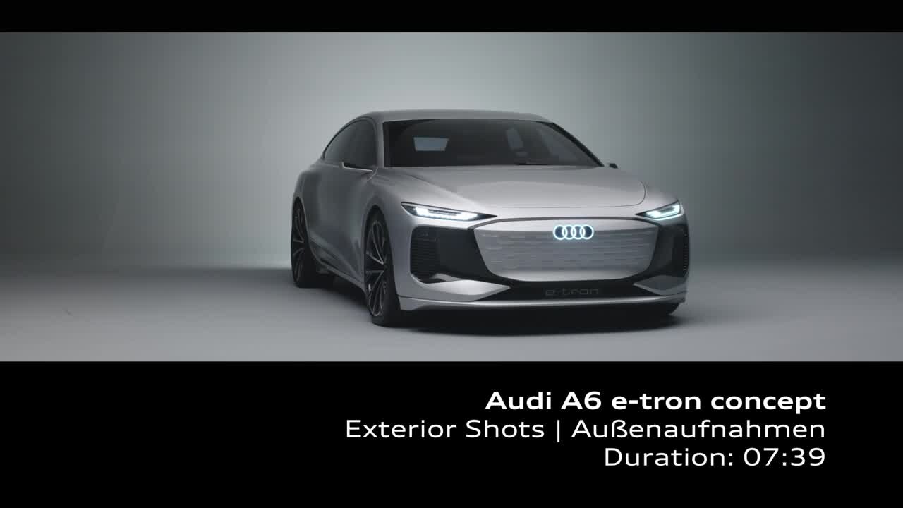 Footage: Audi A6 e-tron concept - Exterior