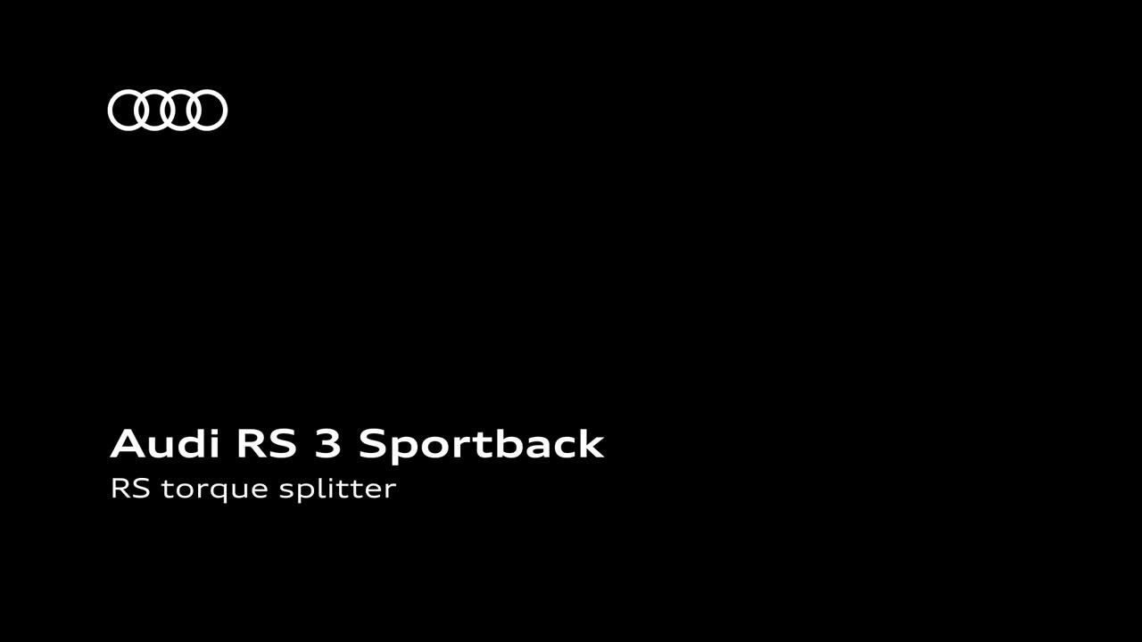 Animation: Audi RS 3 - RS torque splitter