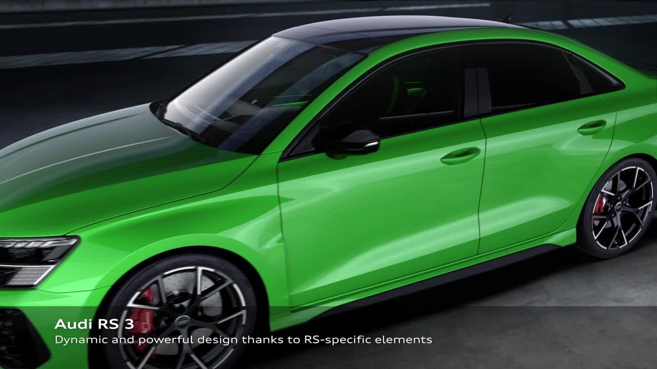 Animation: Audi RS 3 - Design and daytime running lights