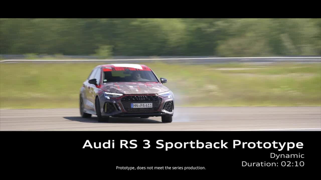 Footage: Audi RS 3 Sportback prototype