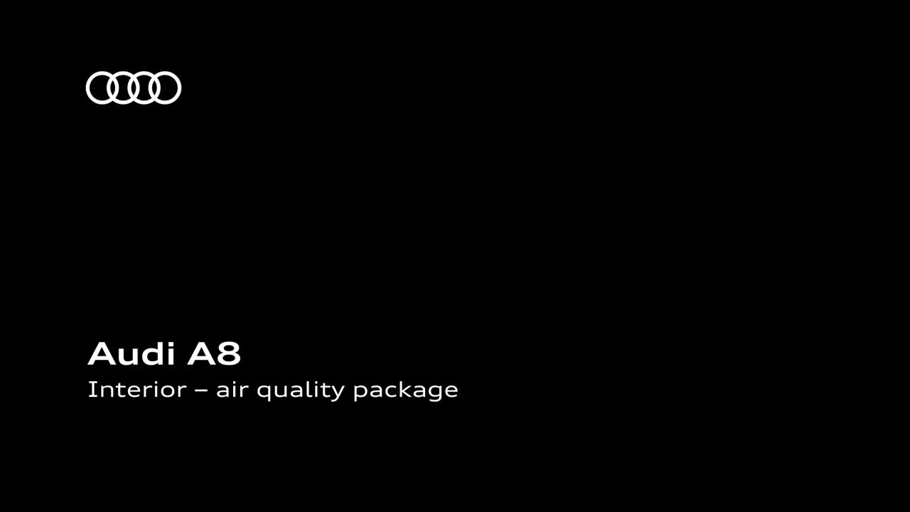 Animation: Air quality package in the Audi A8 L
