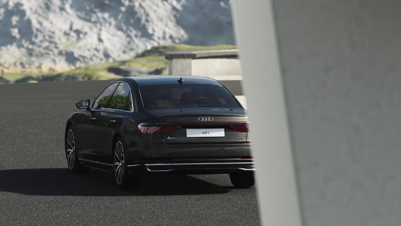 Animation: Exterior design of the Audi A8 L