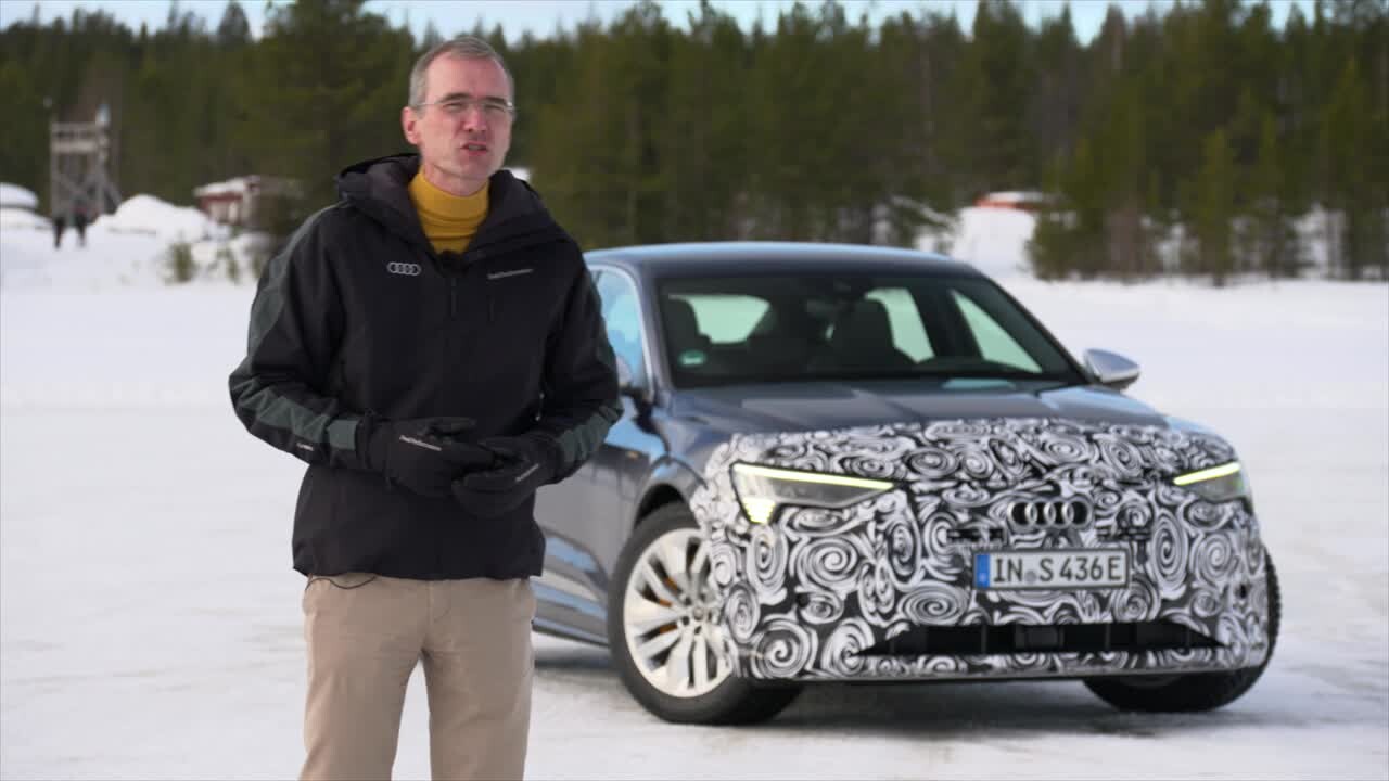 Footage: Interview on the Audi Winter Experience Drive with Carsten Jablonowski