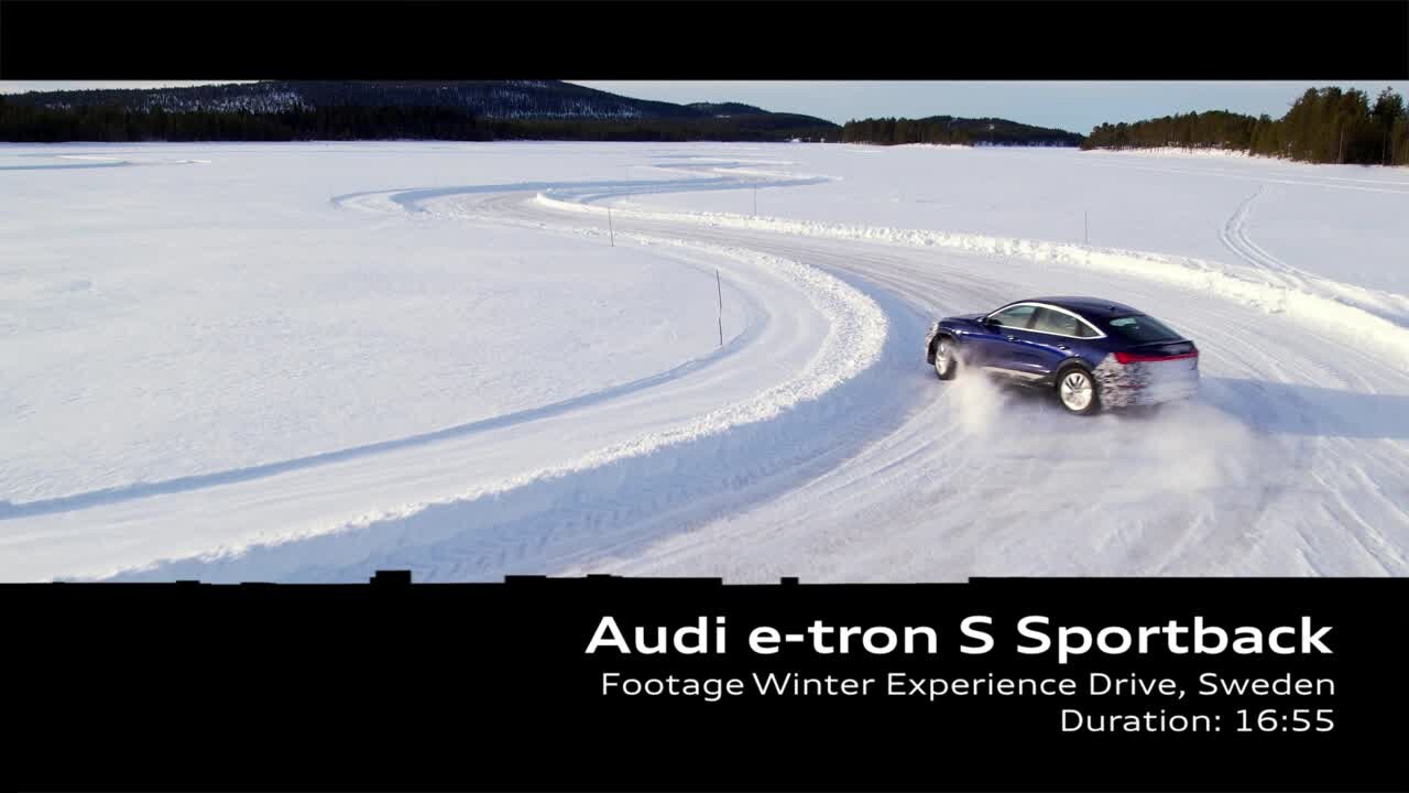 Footage: Audi e-tron S Sportback