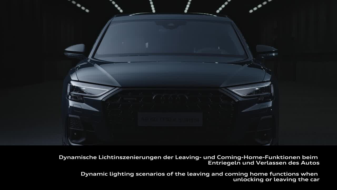 Footage: Digitalized lighting technologies in the Audi A8