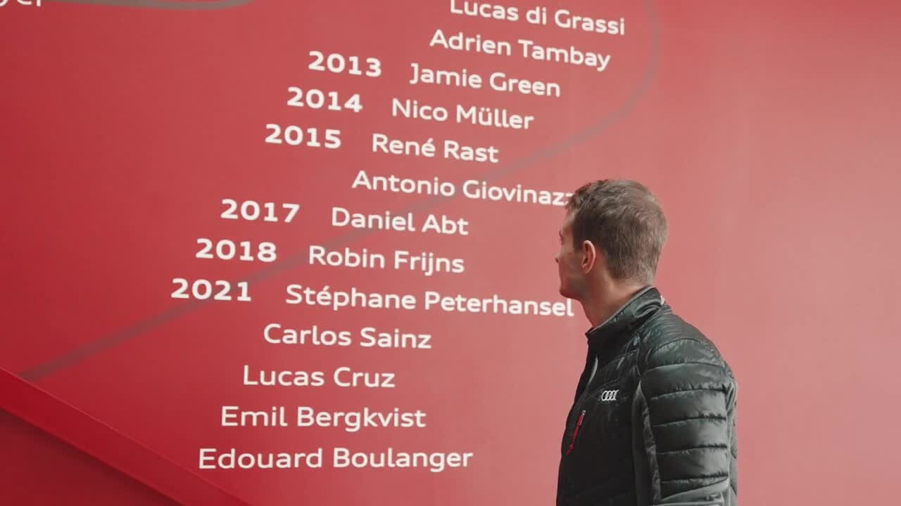 Audi says "Thank you very much and all the best, Nico Müller"