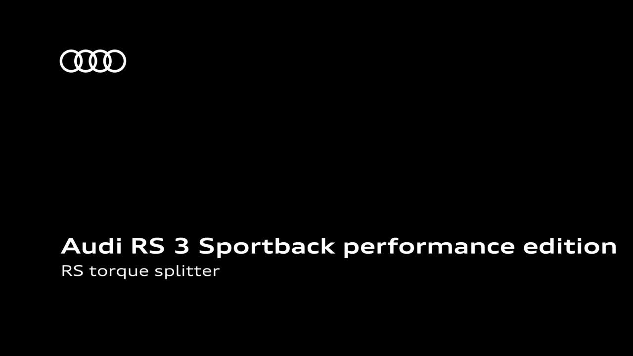 Audi RS 3 - RS torque splitter