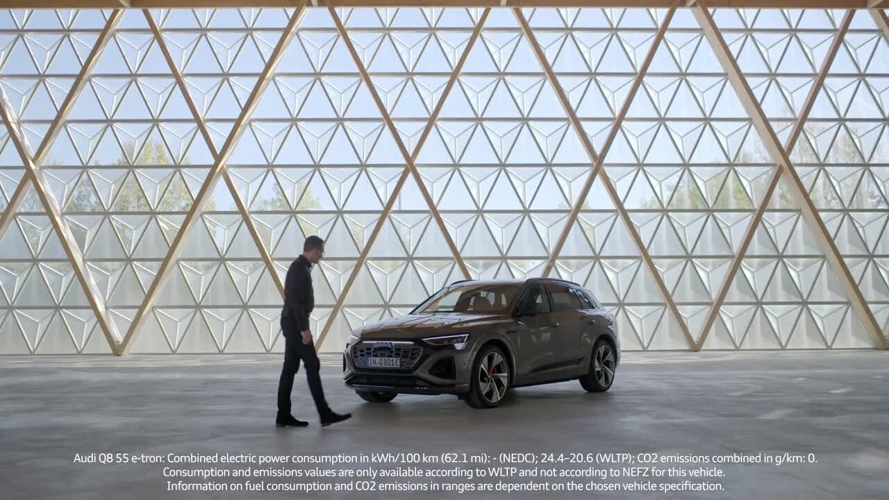The design of the Audi Q8 e-tron