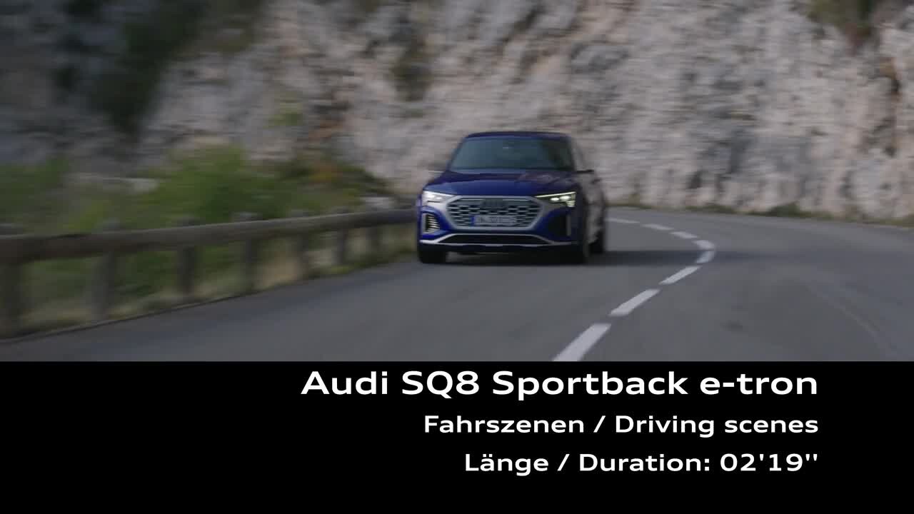 Footage: Audi SQ8 Sportback e-tron
