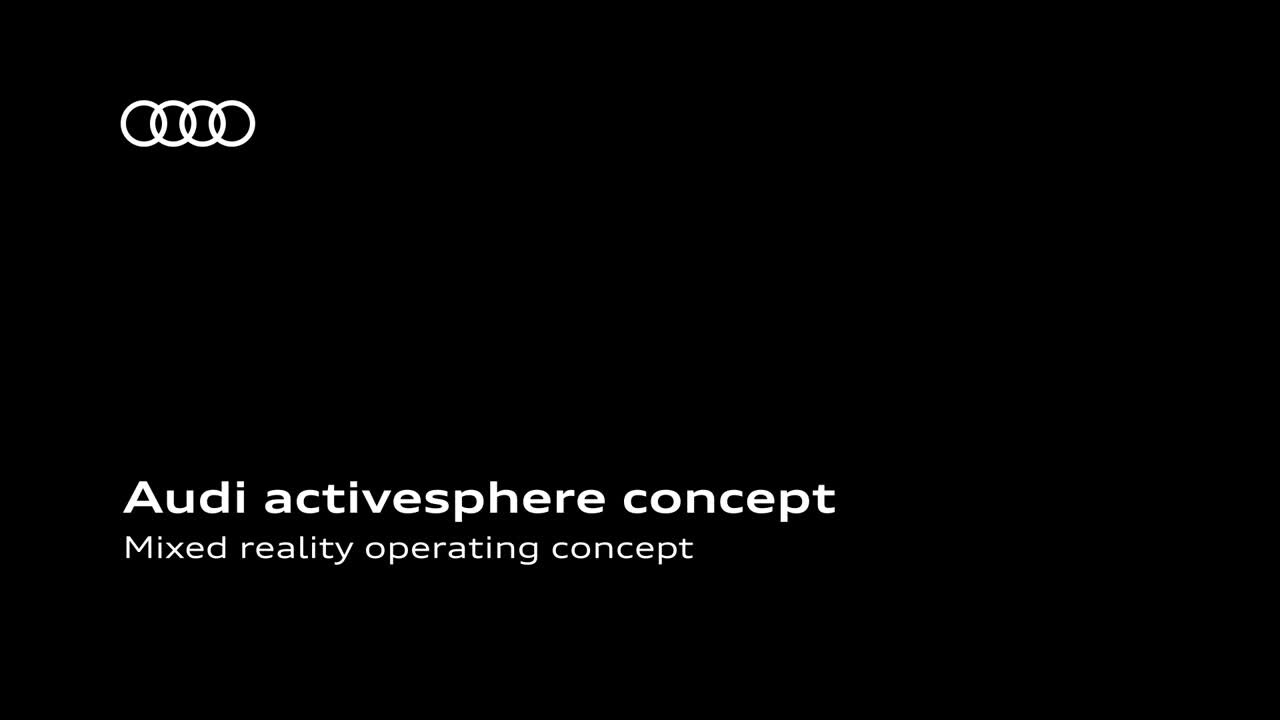 Animation: Audi activesphere concept - Mixed reality operating concept