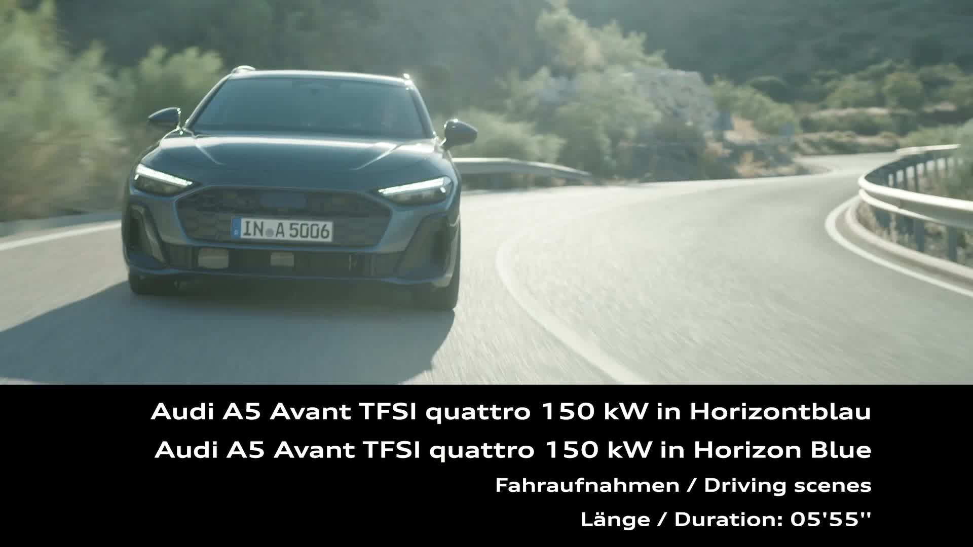 Audi A5 Avant - Footage - dynamic