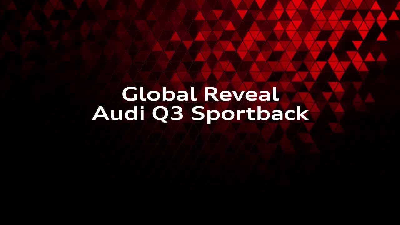 The new Audi Q3 Sportback unveiled