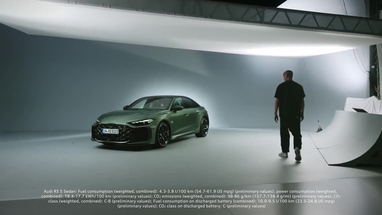 The design of the Audi RS 5
