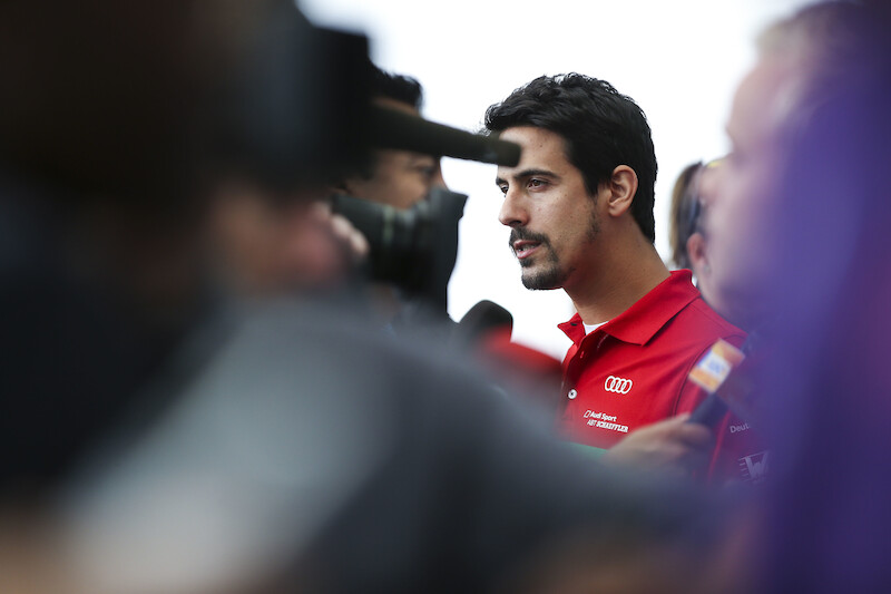Wyścigi Formuły E w Nowym Jorku: kierowca Audi, Lucas di Grassi, dogania czołówkę
