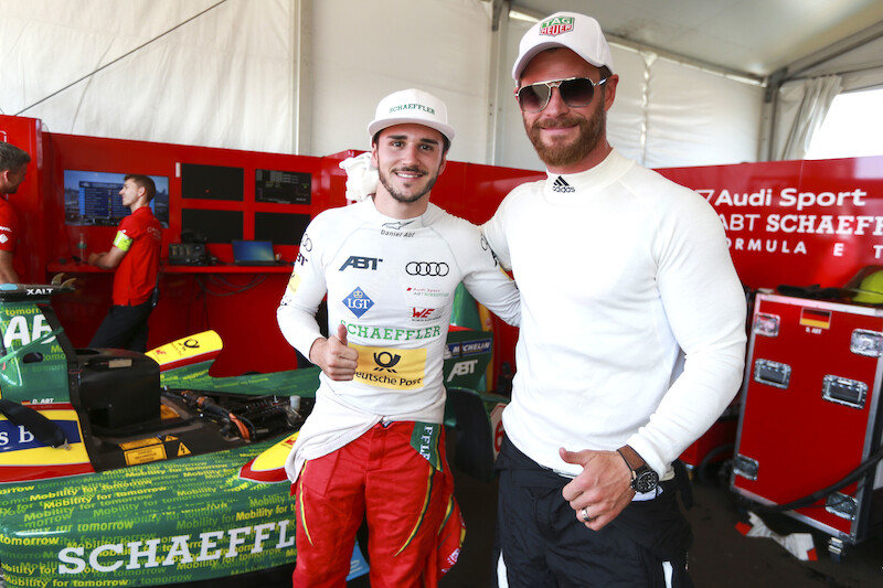 Wyścigi Formuły E w Nowym Jorku: kierowca Audi, Lucas di Grassi, dogania czołówkę