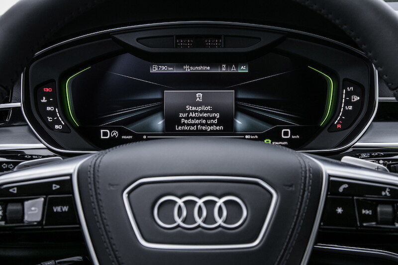 Zautomatyzowana jazda na nowym poziomie: pilot jazdy w korkach Audi AI