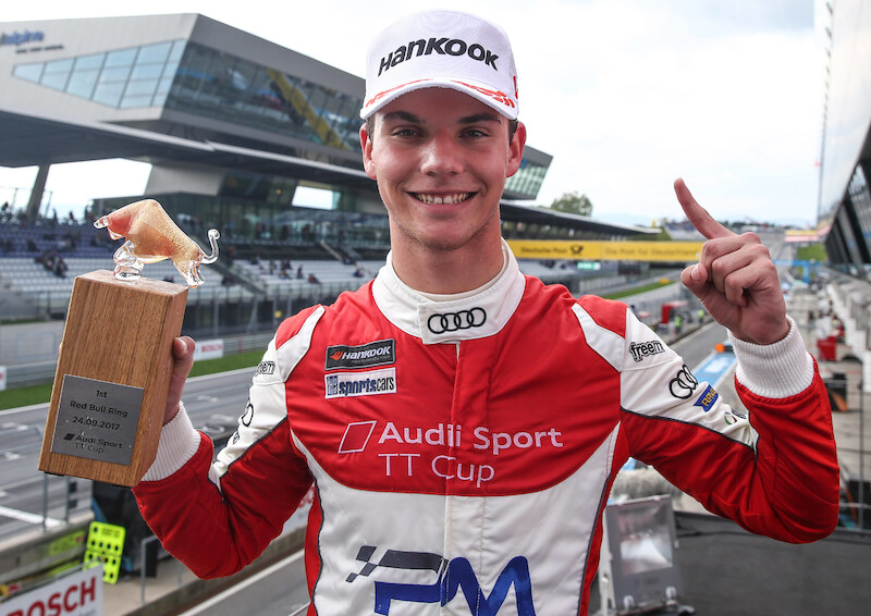 Audi Sport TT Cup: pierwsze zwycięstwo debiutanta i przetasowania w czołówce
