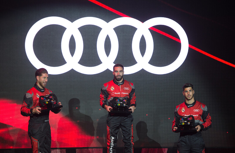 Audi przekazało nowe, służbowe samochody gwiazdom Realu Madryt