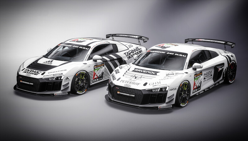 Trzynaście samochodów przygotowanych przez Audi Sport customer racing weźmie udział w inauguracji sezonu w Dubaju