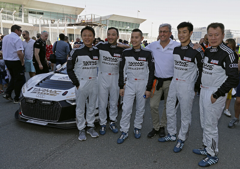 Audi R8 LMS z Gosią Rdest za kierownicą zwycięża 24-godzinny wyścig w Dubaju w klasie GT4