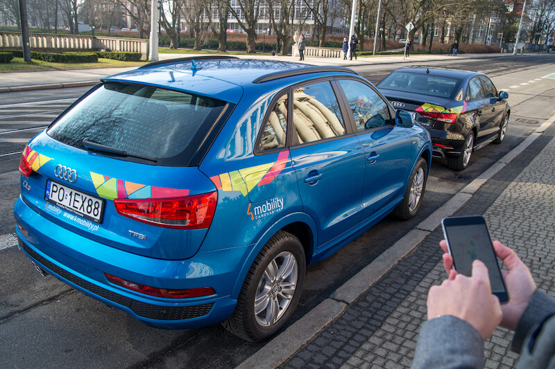 4Mobility we współpracy z Audi uruchamia usługę car sharing w Poznaniu