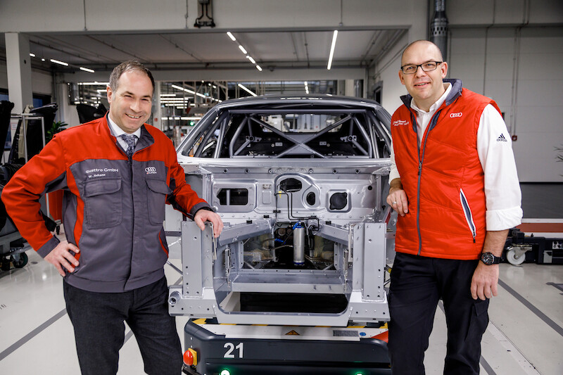 W pełni zintegrowane: pięćdziesiąte Audi R8 LMS GT4 wyjechało z fabryki w Böllinger Höfe
