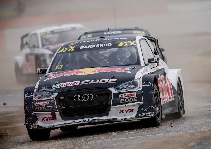 Wielka feta na Silverstone: kierowca Audi Andreas Bakkerud po raz pierwszy na podium