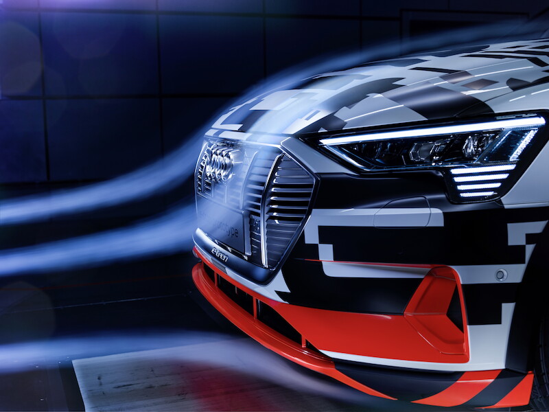 Udoskonalenie: zoptymalizowana aerodynamika Audi e-tron