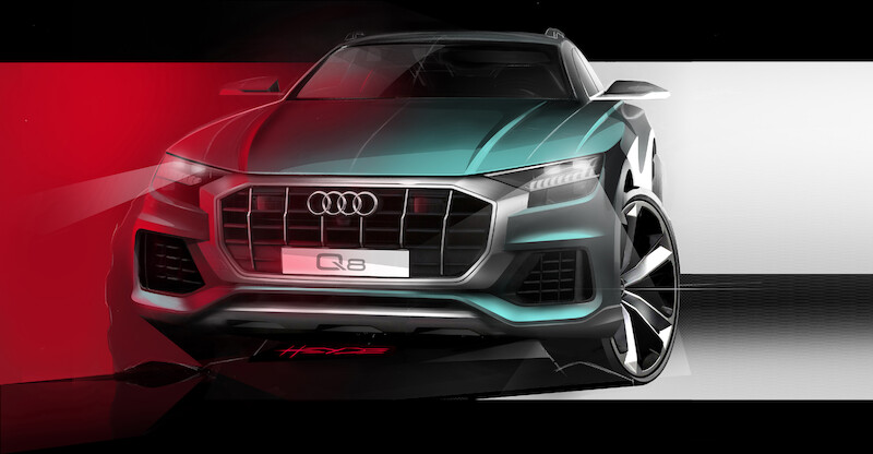 Nowe oblicze samochodów rodziny Q: Audi Q8