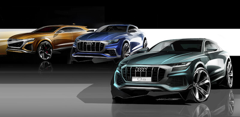 Nowe oblicze samochodów rodziny Q: Audi Q8