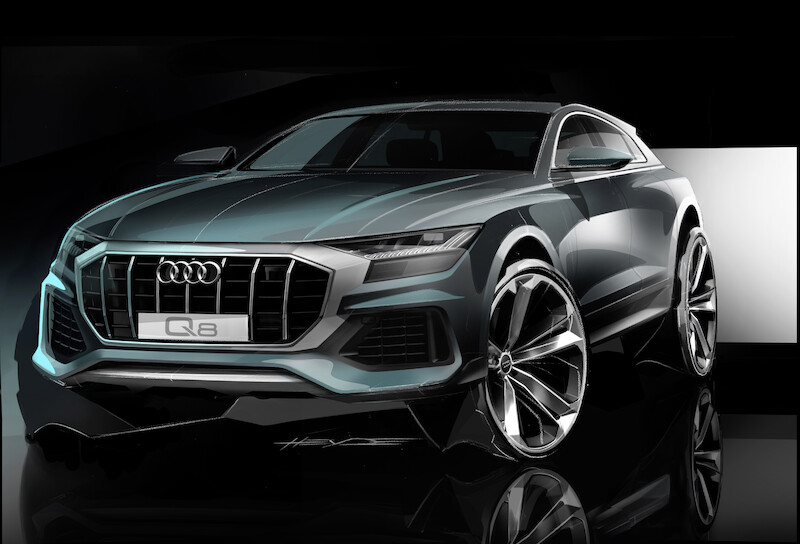 Nowe oblicze samochodów rodziny Q: Audi Q8