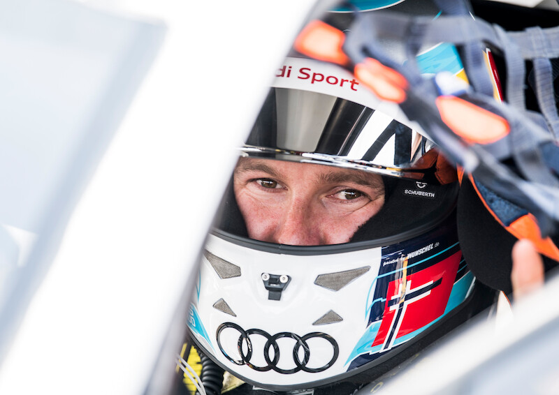 Kierowca Audi Andreas Bakkerud w Rallycrossowej rundzie na własnym podwórku
